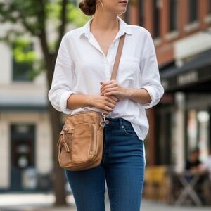 Stylish Tan Shoulder Bag